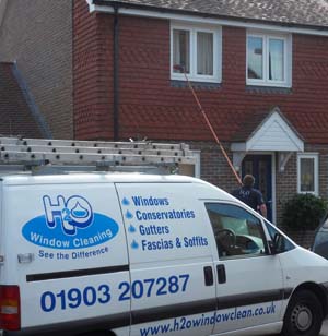 H2O Window Cleaner -  cleaning windows in Worthing