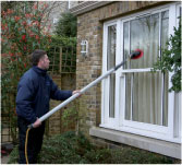 Cleaning a window