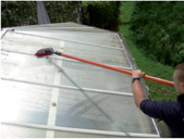 Conservatory roof cleaning